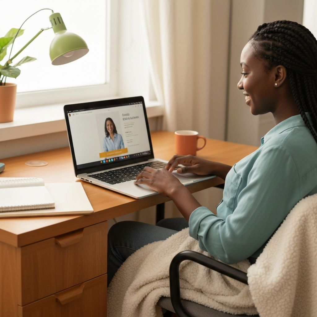 Person using AI tools confidently for learning